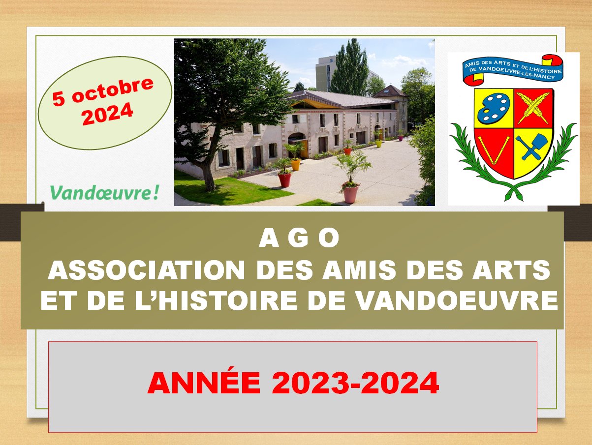 L'Assemblée générale 2023-2024 de l'AAAHV a eu lieu le 5 octobre 2024 à la Ferme du Charmois...